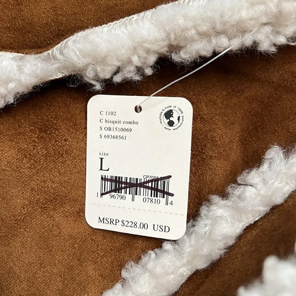 Free People Vegan Exchange Shearling Jacket